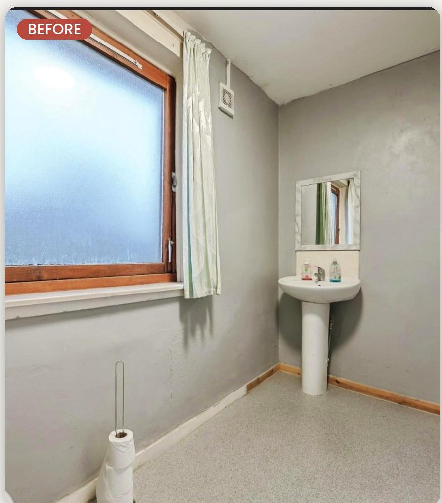 Shower room, East Kilbride before
